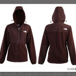 Brown fleece North Face